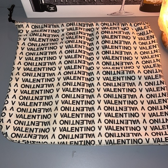 Valentino Black and Tan Drawstring Dustbag - Picture 3 of 7
